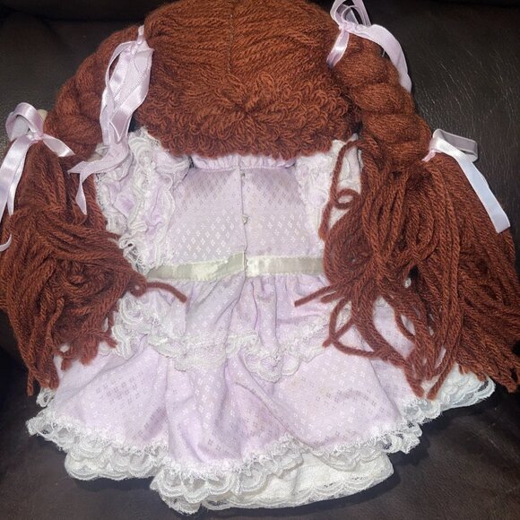 Cabbage Patch Kids Porcelain Collection Doll With Dress & Certificate Of Authent - Picture 8 of 16